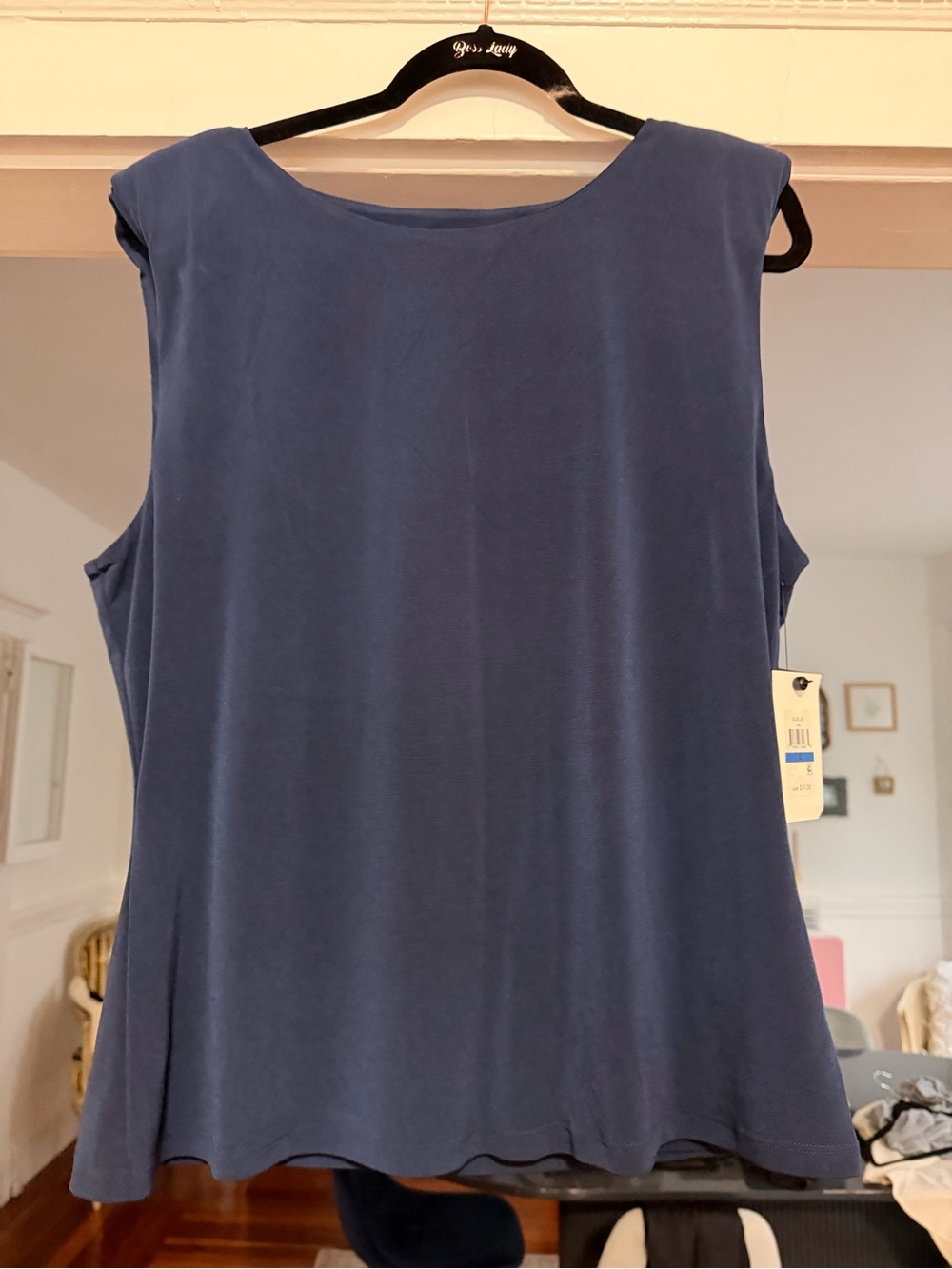 DKNY Navy Blue Sleeveless Tank